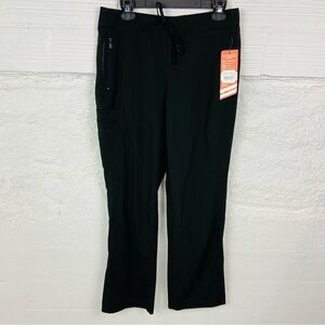 NWT MOTION BY BARCO black comfort multi pocket scrub pants size medium